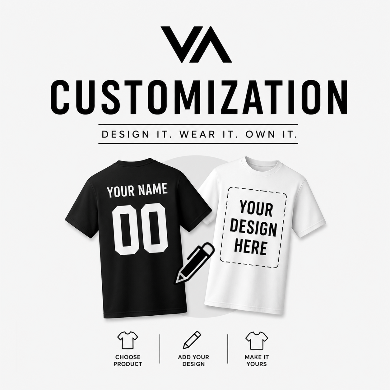 CUSTOMIZE YOUR TEES