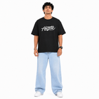 VA Oversized  Hustle T-Shirt – Premium 240 GSM Cotton Drop Shoulder Fit