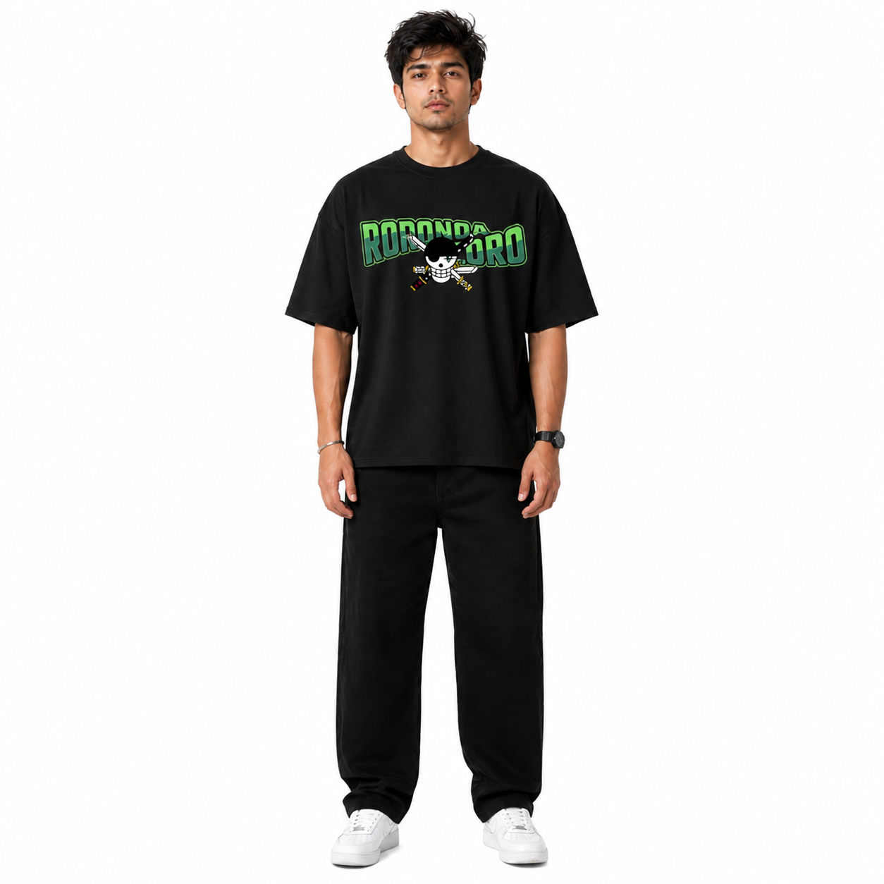 VA Oversized Rorogaro T-Shirt – Premium 240 GSM Cotton Drop Shoulder Fit