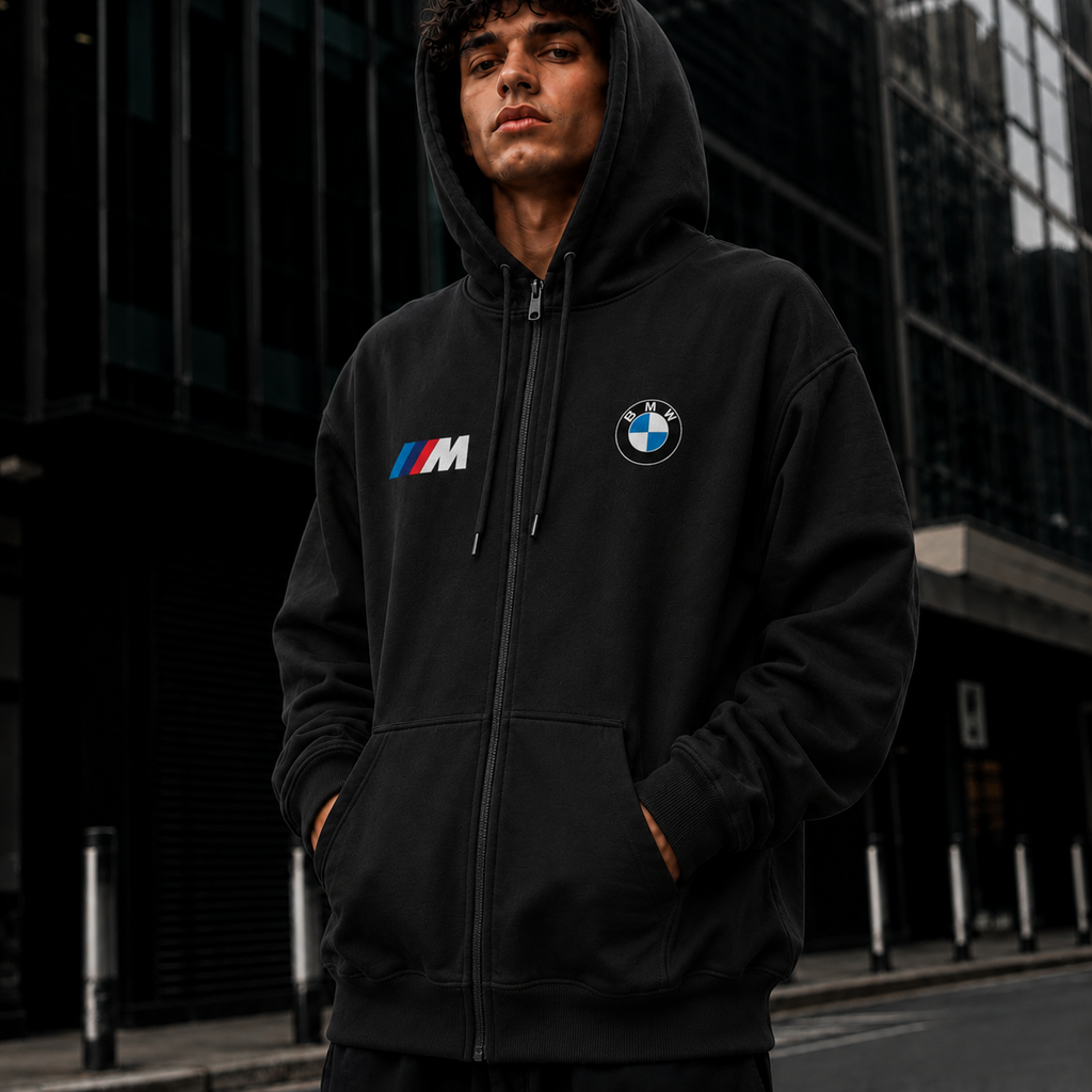 VA PREMIUM OVERSIZED BLACK BMW HOODIE