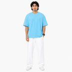 Men’s Oversized T-Shirt 240 GSM | Premium Heavyweight Cotton | Drop Shoulder Blank Tee | Streetwear Fit | The V Apparel