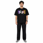 VA Oversized Black Legends T-Shirt – Premium 240 GSM Cotton Drop Shoulder Fit