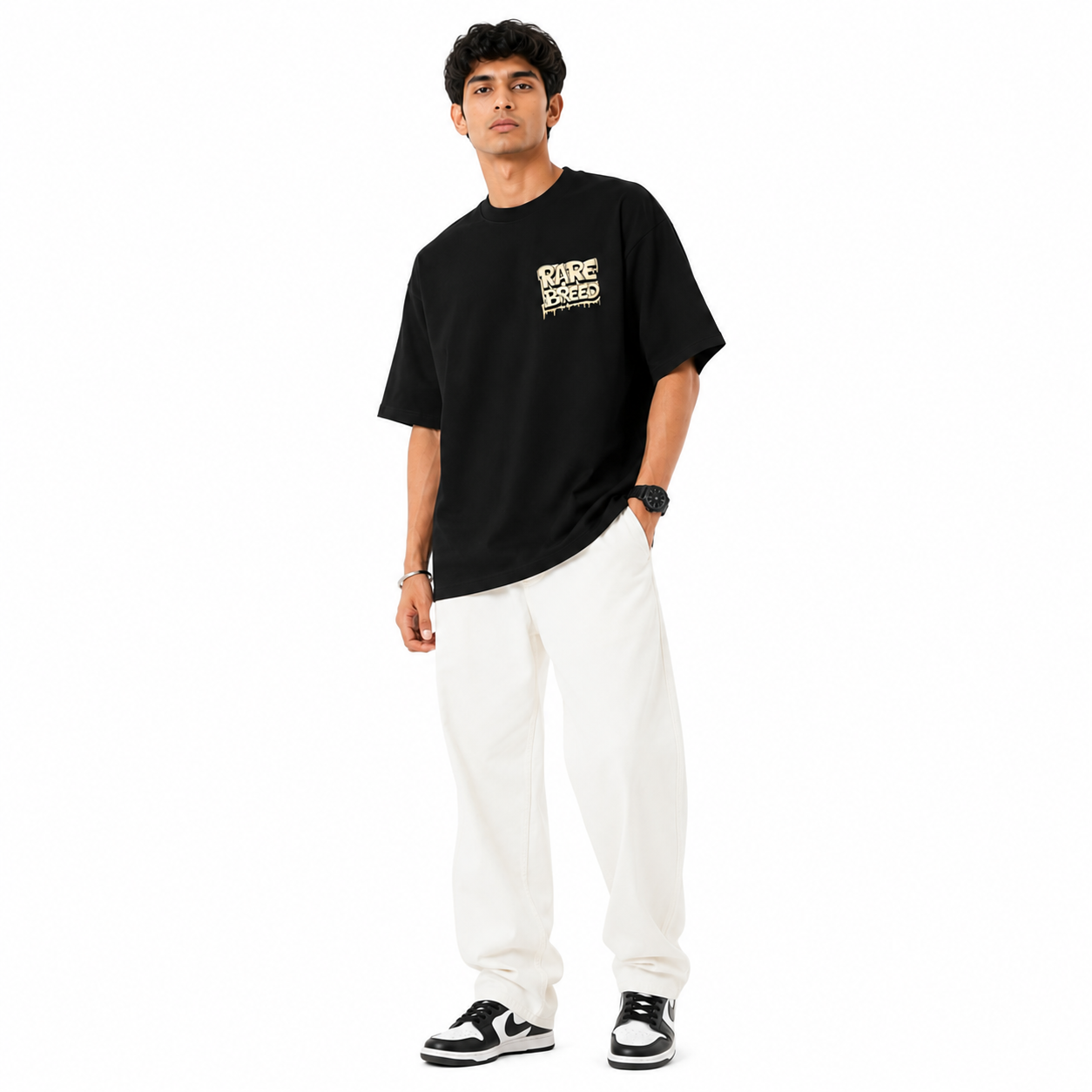 VA Oversized Rare Breed T-Shirt – Premium 240 GSM Cotton Drop Shoulder Fit