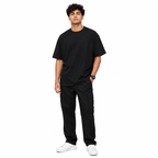 Men’s Oversized T-Shirt 240 GSM | Premium Heavyweight Cotton | Drop Shoulder Blank Tee | Streetwear Fit | The V Apparel