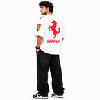 VA Ferrari White Edition Oversized Tee