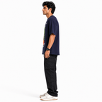 VA Oversized sweet and tangy Black T-Shirt – Premium 240 GSM Cotton Drop Shoulder Fit