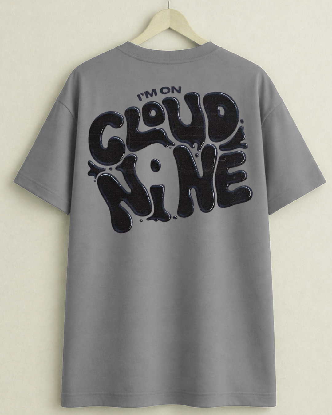 VA Oversized Cloud Nine  T-Shirt – Premium 240 GSM Cotton Drop Shoulder Fit