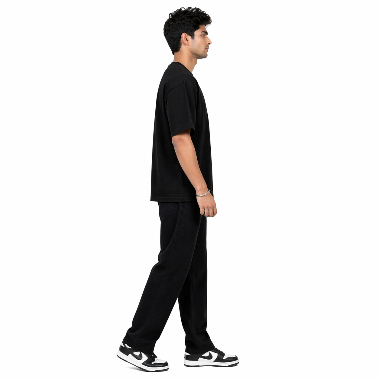 VA Oversized Black Legends T-Shirt – Premium 240 GSM Cotton Drop Shoulder Fit