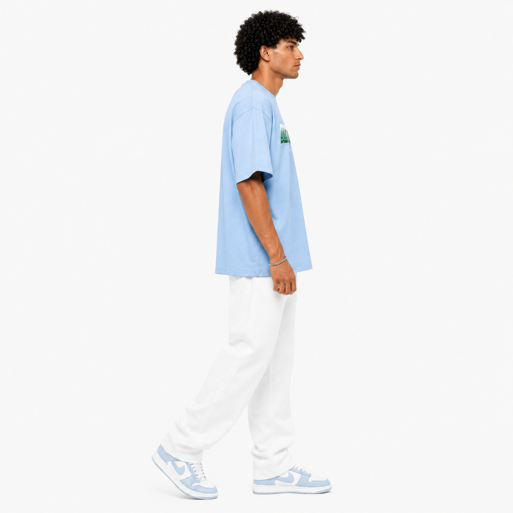 VA Oversized Better choice blue T-Shirt – Premium 240 GSM Cotton Drop Shoulder Fit