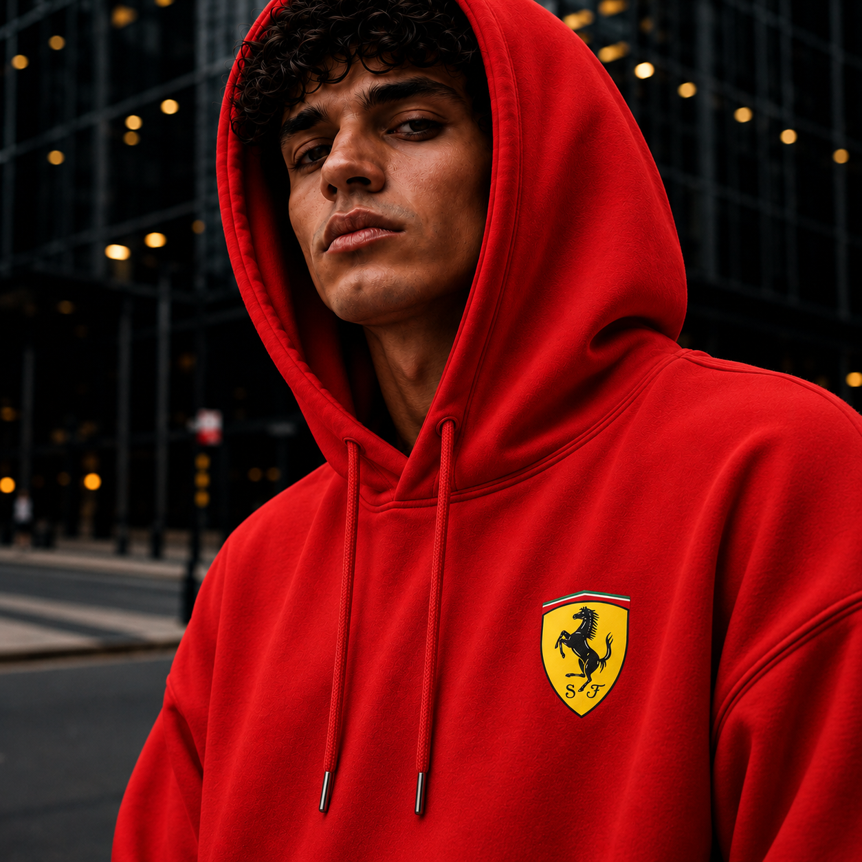 VA PREMIUM RED FERRARI HOODIE