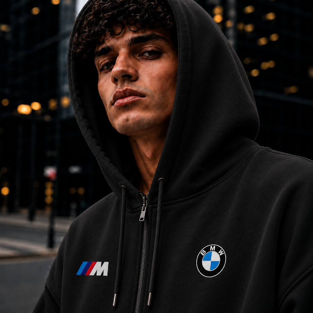 VA PREMIUM OVERSIZED BLACK BMW HOODIE