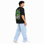 VA Oversized  Hustle T-Shirt – Premium 240 GSM Cotton Drop Shoulder Fit