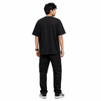 VA Oversized Black  GenZ T-Shirt – Premium 240 GSM Cotton Drop Shoulder Fit