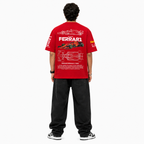 VA Ferrari Redline Oversized Tee