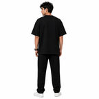 VA Oversized Black 404 Not Found T-Shirt – Premium 240 GSM Cotton Drop Shoulder Fit
