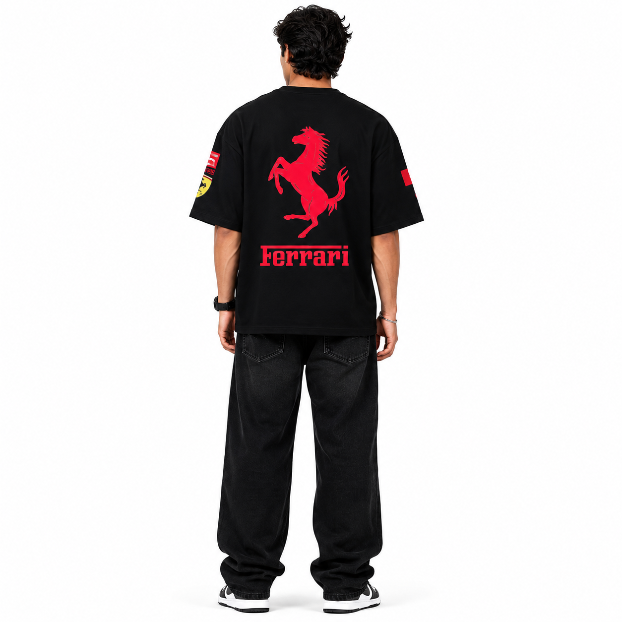 VA Ferrari Black Edition Oversized Tee