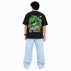 VA Oversized  Hustle T-Shirt – Premium 240 GSM Cotton Drop Shoulder Fit