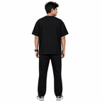 VA Oversized Black Legends T-Shirt – Premium 240 GSM Cotton Drop Shoulder Fit