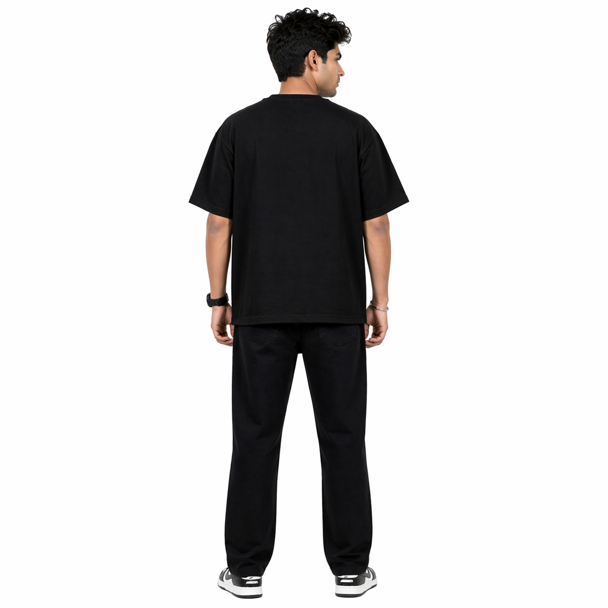 VA Oversized Black Legends T-Shirt – Premium 240 GSM Cotton Drop Shoulder Fit