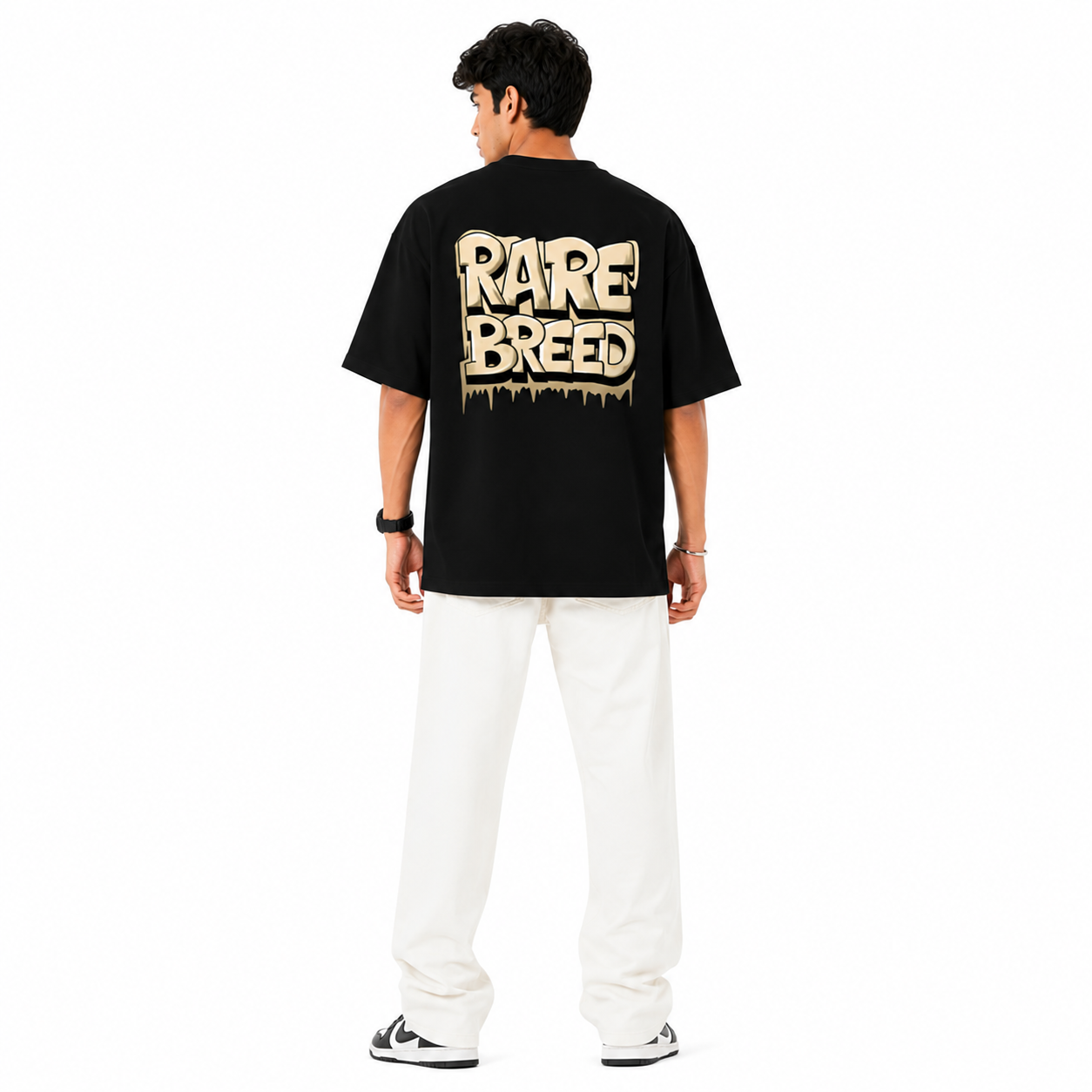 VA Oversized Rare Breed T-Shirt – Premium 240 GSM Cotton Drop Shoulder Fit