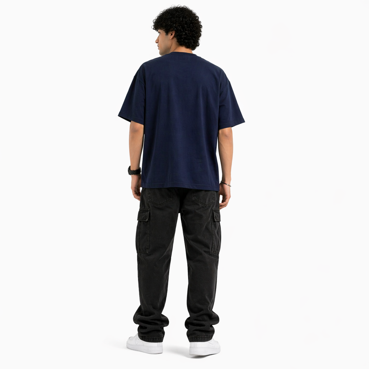 VA Oversized V-Apparel T-Shirt – Premium 240 GSM Cotton Drop Shoulder Fit