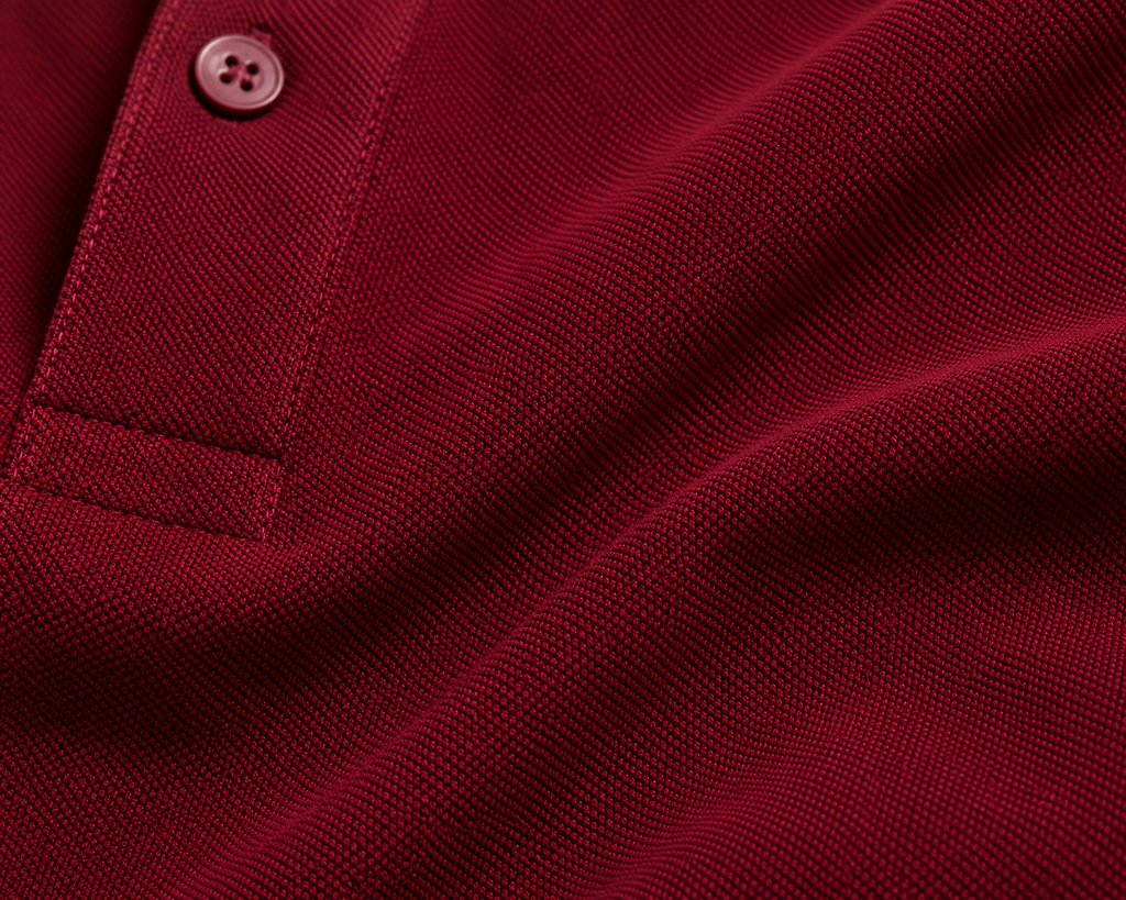 VA Premium 250 GSM Airtex Maroon Polo T-Shirt – Breathable High-Quality Polo