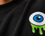 VA Oversized Evil Eyes T-Shirt – Premium 240 GSM Cotton Drop Shoulder Fit