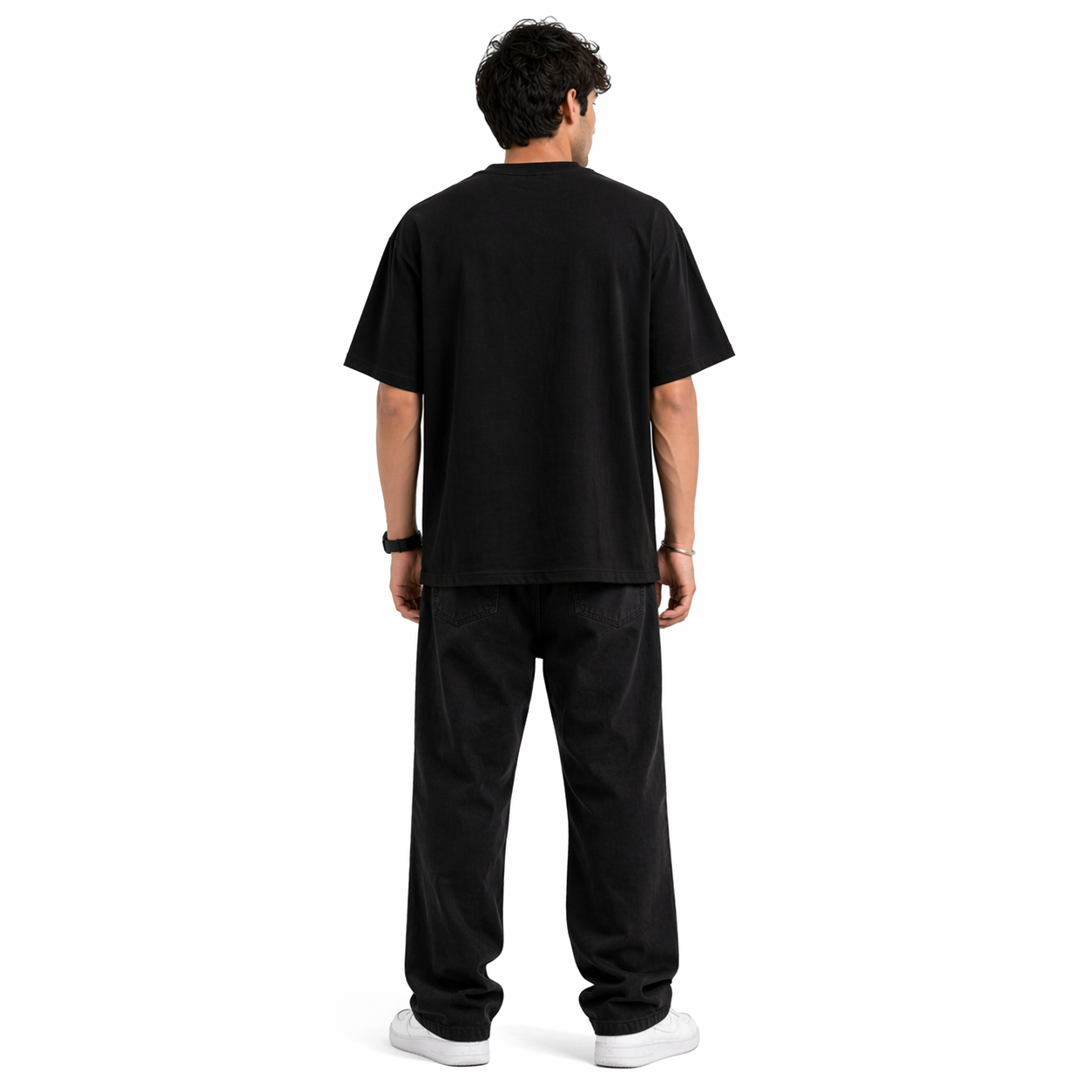 VA Oversized Black Made IN 1995  T-Shirt – Premium 240 GSM Cotton Drop Shoulder Fit