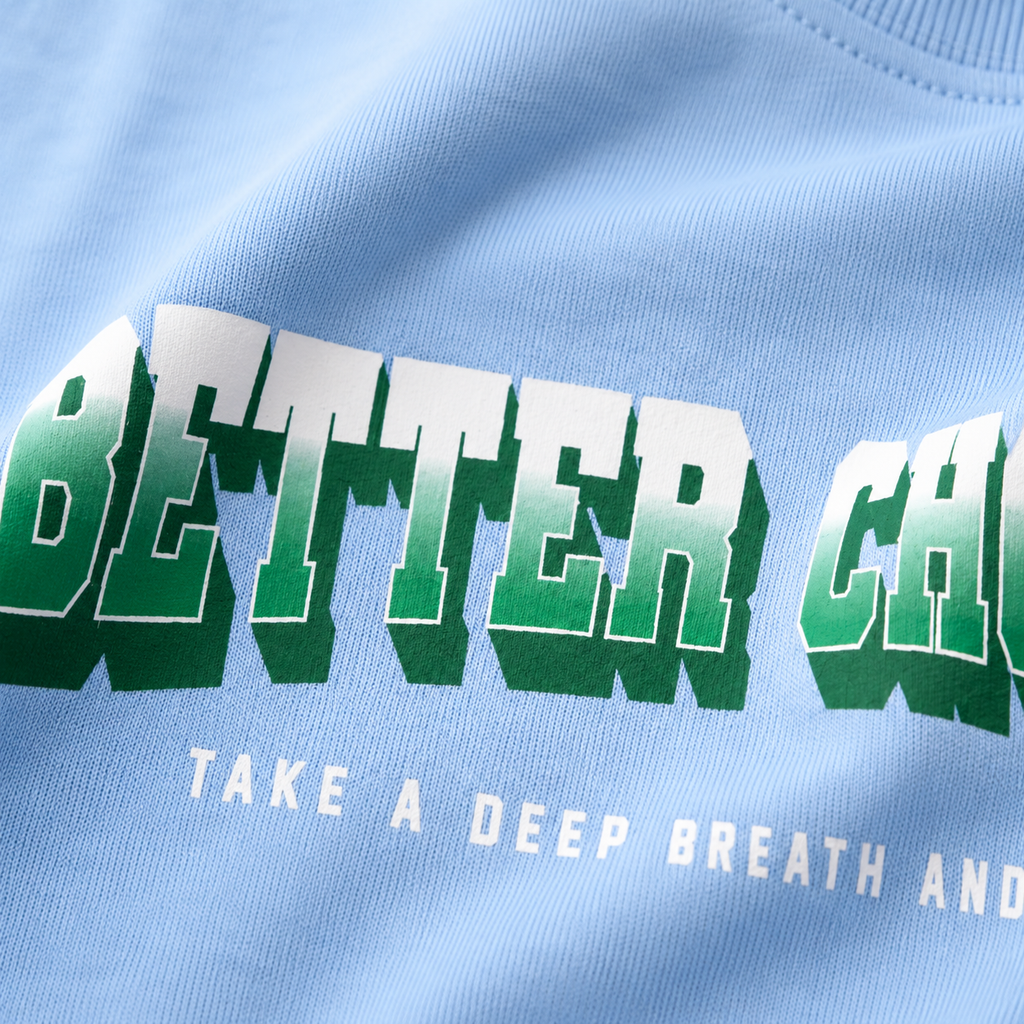 VA Oversized Better choice blue T-Shirt – Premium 240 GSM Cotton Drop Shoulder Fit