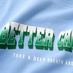 VA Oversized Better choice blue T-Shirt – Premium 240 GSM Cotton Drop Shoulder Fit