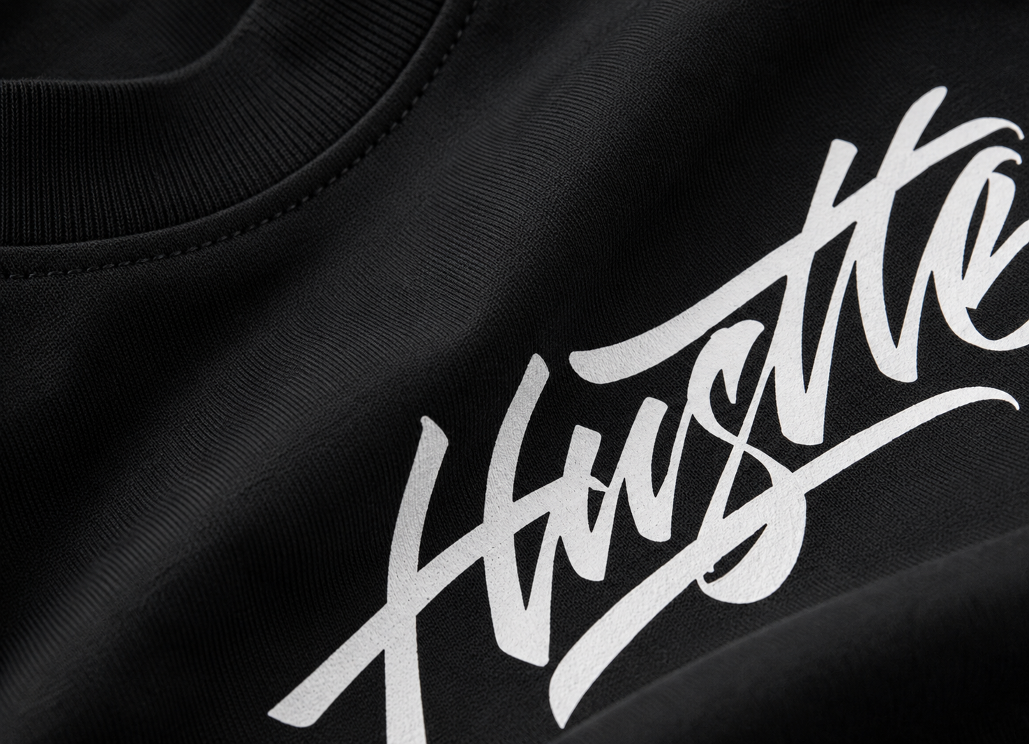 VA Oversized  Hustle T-Shirt – Premium 240 GSM Cotton Drop Shoulder Fit