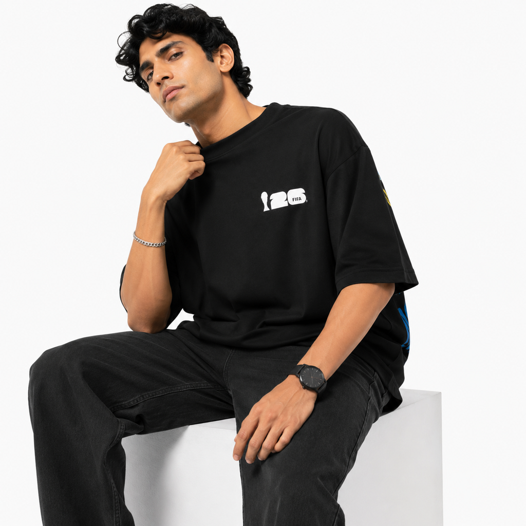 VA -GOAT-Messi wc-26 oversized tshirt
