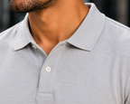 VA Premium 250 GSM Airtex Grey Polo T-Shirt – Breathable High-Quality Polo