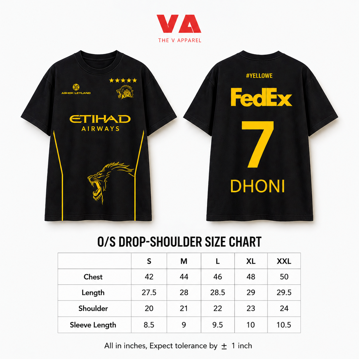 VA CSK Inspired Drops – Black Yellove Edition