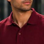 VA Premium 250 GSM Airtex Maroon Polo T-Shirt – Breathable High-Quality Polo