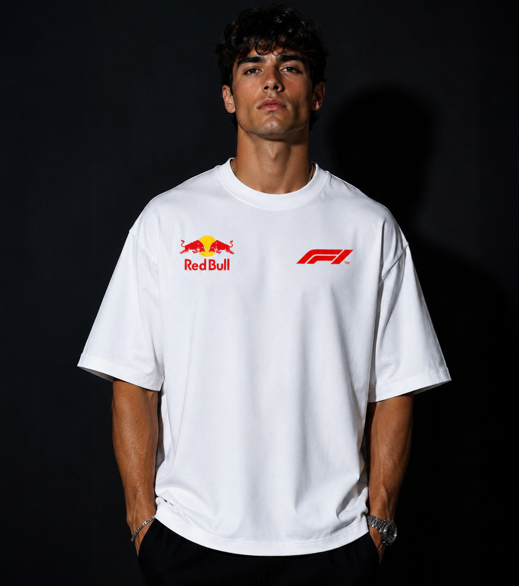 VA F1 Inspired Red Bull Verstappen Oversized Drops