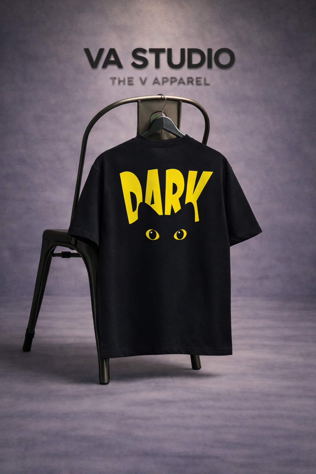 DARK Oversized Fit Printed T-Shirt