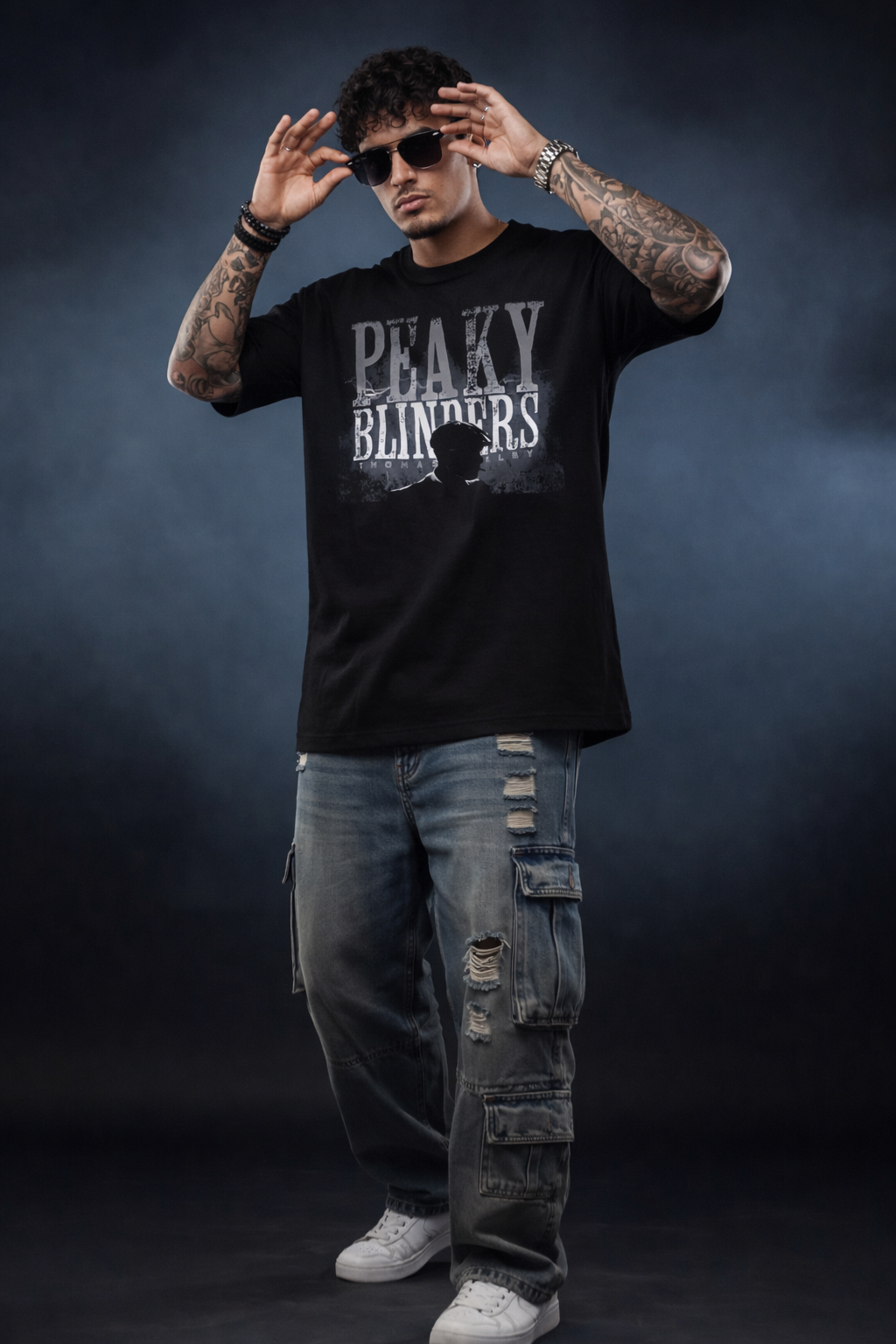 Peaky Blinders Oversized Fit Printed T-Shirt