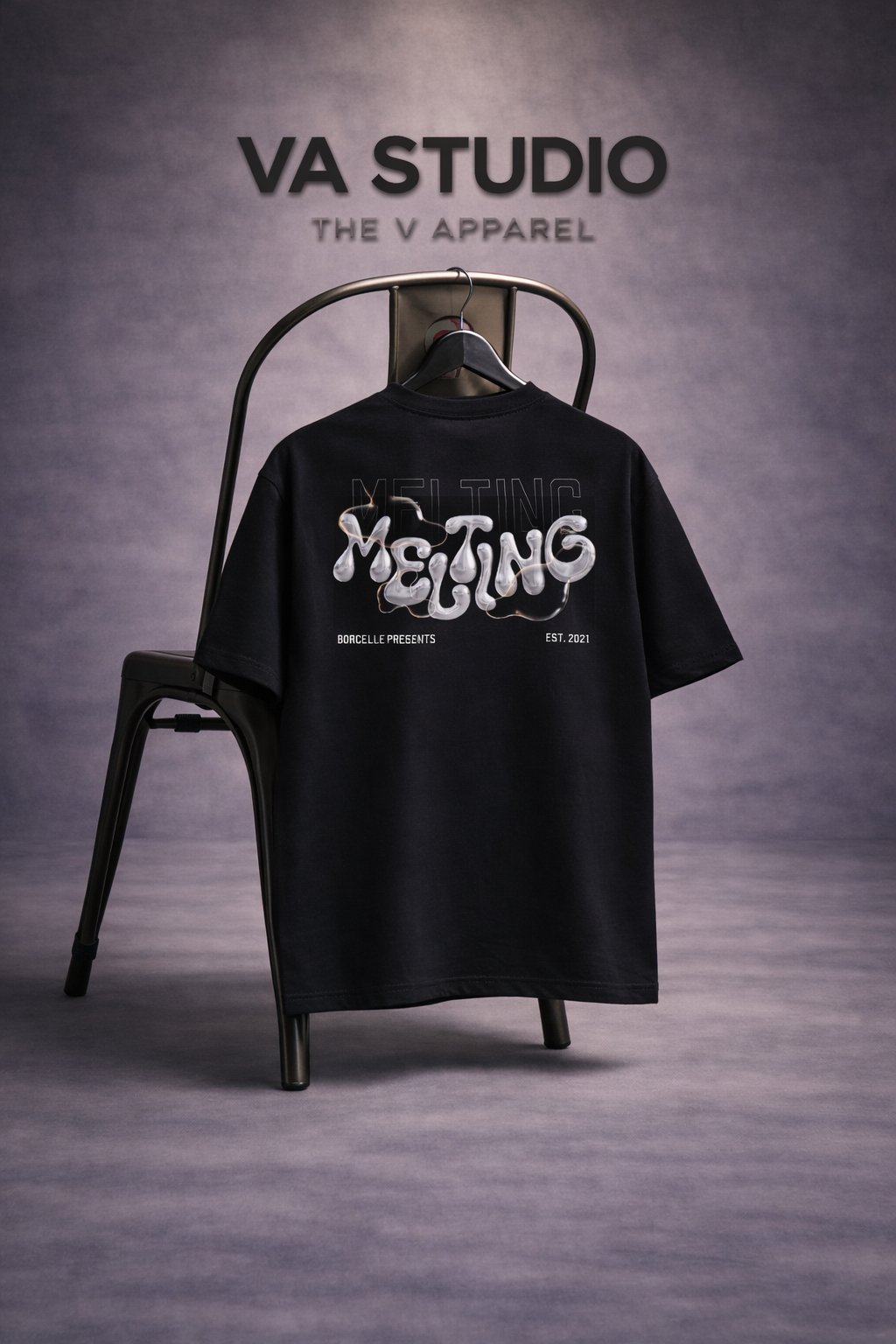 Melting Regular Fit Printed T-Shirt